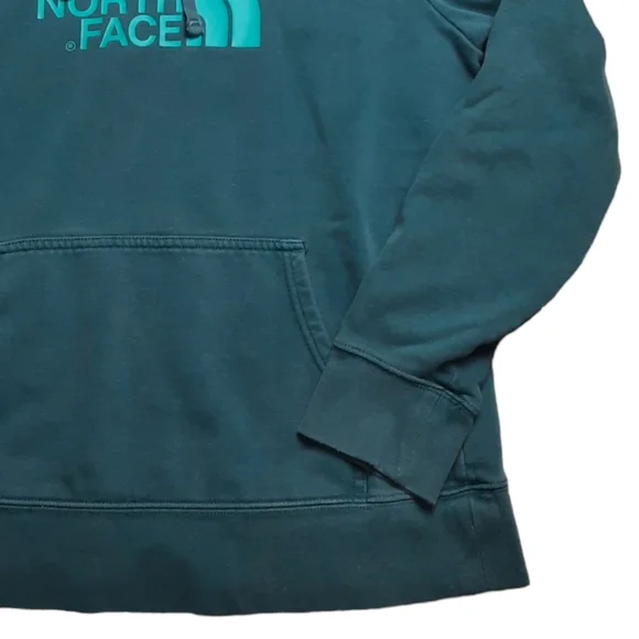 The North Face Blue Graphic Pull-over Hoodie SZ L - Picture 3 of 11